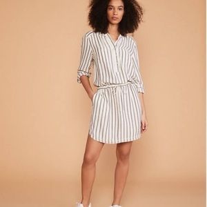 Lou & Grey Shadow Stripe Shirtdress